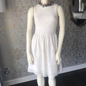 H&M XS cream dress worn once